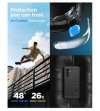 Калъф с Поставка за Samsung A57, Spigen Tough Armor Case, Черен - 9