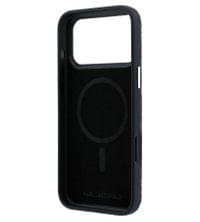 Magsafe Kалъф за iPhone 18 Pro/ 17 Pro, Karl Lagerfeld Grained Leather Metal Logo Case, Черен - 6 Magsafe Kалъф за iPhone 18 Pro/ 17 Pro, Karl Lagerfeld Grained Leather Metal Logo Case, Черен - 6