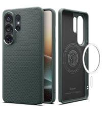 Magsafe Калъф за Samsung S26 Ultra, Spigen Liquid Air Mag Fit Abyss Green Case, Зелен - 2