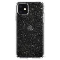 Противоударен Блестящ Калъф за iPhone 11, Spigen Liquid Crystal Glitter Quartz Case, Прозрачен - 6