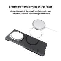 Magsafe Карбонов Калъф за Honor Magic V5, Aramid Fiber Case, Черен - 3