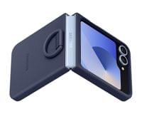 Оригинален Силиконов Калъф Samsung Z Flip 7 FE/Z Flip 6, Silicone Case EF-PF741TNEGWW, Тъмно Син - 3