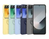 Оригинален Силиконов Калъф Samsung Z Flip 7 FE/Z Flip 6, Silicone Case EF-PF741TNEGWW, Тъмно Син - 4