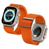 Текстилна Каишка за Apple Watch 44/ 45/ 46/ 49mm, Spigen Lite Fit Ultra Band, Оранжев - 2 Текстилна Каишка за Apple Watch 44/ 45/ 46/ 49mm, Spigen Lite Fit Ultra Band, Оранжев - 2