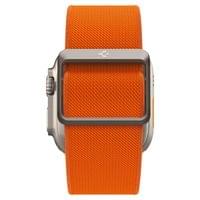 Текстилна Каишка за Apple Watch 44/ 45/ 46/ 49mm, Spigen Lite Fit Ultra Band, Оранжев - 4 Текстилна Каишка за Apple Watch 44/ 45/ 46/ 49mm, Spigen Lite Fit Ultra Band, Оранжев - 4