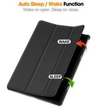Калъф за Lenovo Idea Tab Plus 12.1 TB-361, Tri-Fold Leather Case, Черен - 3 Калъф за Lenovo Idea Tab Plus 12.1 TB-361, Tri-Fold Leather Case, Черен - 3
