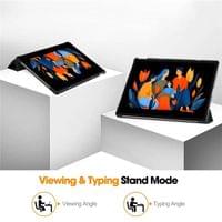 Калъф за Lenovo Idea Tab Plus 12.1 TB-361, Tri-Fold Leather Case, Черен - 4 Калъф за Lenovo Idea Tab Plus 12.1 TB-361, Tri-Fold Leather Case, Черен - 4