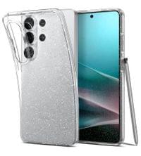 Блестящ Калъф за Samsung S26 Ultra, Spigen Liquid Crystal Glitter Quartz Case, Прозрачен - 1
