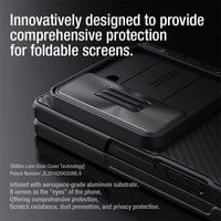 Противоударен Калъф за Samsung Z Fold 6, Nillkin CamShield Stand Case, Черен - 6