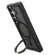 Magsafe Противоударен Калъф за Samsung S26, UAG Plasma XTE Case Black-Orange, Черен - 7