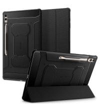 Противоударен Калъф за Samsung Tab S10 Ultra/ S9 Ultra 14.6&amp;quot;, Spigen Rugged Armor Pro Case, Черен - 0