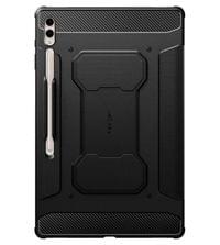Противоударен Калъф за Samsung Tab S10 Ultra/ S9 Ultra 14.6&amp;quot;, Spigen Rugged Armor Pro Case, Черен - 1