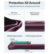 Magsafe Калъф за iPhone 18 Pro Max/ 17 Pro Max, ESR Classic Hybrid Kickstand Frosted Mag Case Burgundy, Бордо - 4 Magsafe Калъф за iPhone 18 Pro Max/ 17 Pro Max, ESR Classic Hybrid Kickstand Frosted Mag Case Burgundy, Бордо - 4
