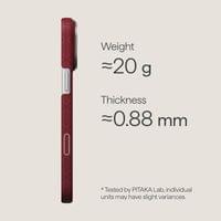 Magsafe Калъф за iPhone 17 Pro Max, Pitaka Edge Harvard Case Crimson, Червен - 3 Magsafe Калъф за iPhone 17 Pro Max, Pitaka Edge Harvard Case Crimson, Червен - 3