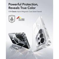 Magsafe Калъф за Samsung S26 Ultra, ESR Classic Hybrid Kickstand Magnetic Case, Прозрачен - 2