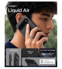 Противоударен Калъф за Google Pixel 11 Pro, Spigen Liquid Air Case, Черен - 6