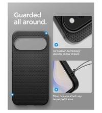 Противоударен Калъф за Google Pixel 11 Pro, Spigen Liquid Air Case, Черен - 10