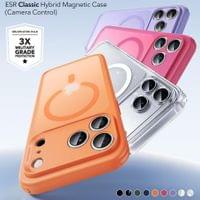 Magsafe Калъф за iPhone 17 Pro Max, ESR Classic Hybrid Frosted Magnetic Case, Оранжев - 4