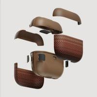 Magsafe Калъф за Apple AirPods Pro 3, Pitaka Aramid Fiber Magnetic Sunset Case, Кафяв - 4 Magsafe Калъф за Apple AirPods Pro 3, Pitaka Aramid Fiber Magnetic Sunset Case, Кафяв - 4