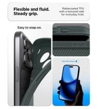 Противоударен Калъф за iPhone 18 Pro Max/ 17 Pro Max, Spigen Liquid Air Case, Зелен - 6 Противоударен Калъф за iPhone 18 Pro Max/ 17 Pro Max, Spigen Liquid Air Case, Зелен - 6