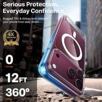 Magsafe Калъф за iPhone 18 Pro Max/ 17 Pro Max, Torras Ostand L1 Guardian Mag Case, Прозрачен - 4 Magsafe Калъф за iPhone 18 Pro Max/ 17 Pro Max, Torras Ostand L1 Guardian Mag Case, Прозрачен - 4