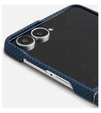 Magsafe Калъф за Samsung Z Flip 8, Pitaka Edge Case Moonrise, Син - 2