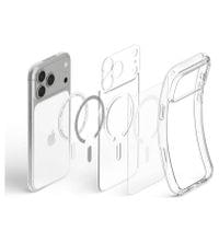 Magsafe Калъф за iPhone 18 Pro Max/ 17 Pro Max, Spigen Ultra Hybrid Mag Fit Case Clear/White, Прозрачен - 4 Magsafe Калъф за iPhone 18 Pro Max/ 17 Pro Max, Spigen Ultra Hybrid Mag Fit Case Clear/White, Прозрачен - 4