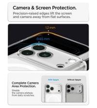 Magsafe Калъф за iPhone 18 Pro Max/ 17 Pro Max, Spigen Ultra Hybrid Mag Fit Case Clear/White, Прозрачен - 8 Magsafe Калъф за iPhone 18 Pro Max/ 17 Pro Max, Spigen Ultra Hybrid Mag Fit Case Clear/White, Прозрачен - 8