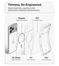 Magsafe Калъф за iPhone 18 Pro Max/ 17 Pro Max, Spigen Ultra Hybrid Mag Fit Case Clear/White, Прозрачен - 11 Magsafe Калъф за iPhone 18 Pro Max/ 17 Pro Max, Spigen Ultra Hybrid Mag Fit Case Clear/White, Прозрачен - 11