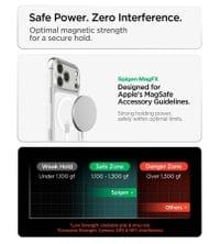 Magsafe Калъф за iPhone 18 Pro Max/ 17 Pro Max, Spigen Ultra Hybrid Mag Fit Case Clear/White, Прозрачен - 12 Magsafe Калъф за iPhone 18 Pro Max/ 17 Pro Max, Spigen Ultra Hybrid Mag Fit Case Clear/White, Прозрачен - 12