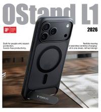 Magsafe Калъф за iPhone 18 Pro Max/ 17 Pro Max, Torras Ostand L1 Guardian Mag Case, Черен - 3 Magsafe Калъф за iPhone 18 Pro Max/ 17 Pro Max, Torras Ostand L1 Guardian Mag Case, Черен - 3