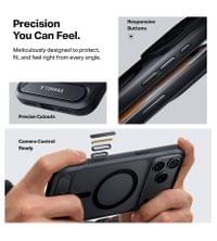 Magsafe Калъф за iPhone 18 Pro Max/ 17 Pro Max, Torras Ostand L1 Guardian Mag Case, Черен - 4 Magsafe Калъф за iPhone 18 Pro Max/ 17 Pro Max, Torras Ostand L1 Guardian Mag Case, Черен - 4