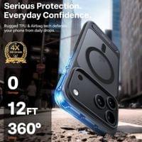 Magsafe Калъф за iPhone 18 Pro Max/ 17 Pro Max, Torras Ostand L1 Guardian Mag Case, Черен - 5 Magsafe Калъф за iPhone 18 Pro Max/ 17 Pro Max, Torras Ostand L1 Guardian Mag Case, Черен - 5