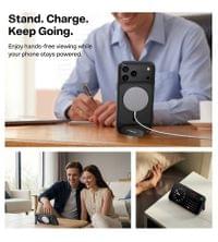 Magsafe Калъф за iPhone 18 Pro Max/ 17 Pro Max, Torras Ostand L1 Guardian Mag Case, Черен - 8 Magsafe Калъф за iPhone 18 Pro Max/ 17 Pro Max, Torras Ostand L1 Guardian Mag Case, Черен - 8