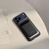 Magsafe Карбонов Калъф за Plaud Note/ Note Pro, Pitaka Sleeve&amp;amp;Charger Black/Grey, Черен - 7
