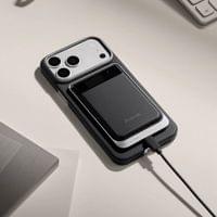 Magsafe Карбонов Калъф за Plaud Note/ Note Pro, Pitaka Sleeve&amp;amp;Charger Black/Grey, Черен - 9