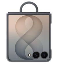 Оригинален Калъф Samsung Z Flip 8, Silicone Ring Magnet Case EF-EF776CBEGWW, Тъмно Сив - 4