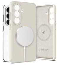 Magsafe Калъф за Samsung S26, Tech-Protect Silicone Case, Бежов - 1