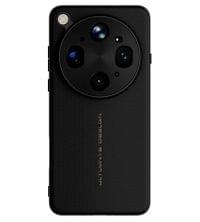 Magsafe Kалъф за Oppo Find X9 Ultra, GKK Leather Texture Case, Черен - 1