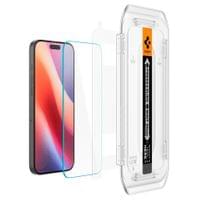 Стъклен Протектор за iPhone 17 Pro, Spigen EZ Fit Glass 2бр., Прозрачен - 2
