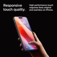 Стъклен Протектор за iPhone 17 Pro, Spigen EZ Fit Glass 2бр., Прозрачен - 6