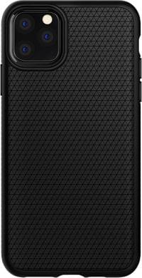 Противоударен Силиконов Калъф за за iPhone 11 Pro Max, Spigen Liquid Air Case, Черен - 2