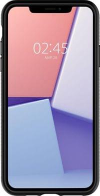 Противоударен Силиконов Калъф за за iPhone 11 Pro Max, Spigen Liquid Air Case, Черен - 2