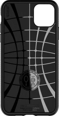 Противоударен Силиконов Калъф за за iPhone 11 Pro Max, Spigen Liquid Air Case, Черен - 5