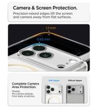 Magsafe Калъф за iPhone 18 Pro Max/ 17 Pro Max, Spigen Ultra Hybrid Mag Fit Case Clear/Gold, Прозрачен - 3 Magsafe Калъф за iPhone 18 Pro Max/ 17 Pro Max, Spigen Ultra Hybrid Mag Fit Case Clear/Gold, Прозрачен - 3