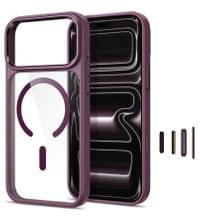 Magsafe калъф за iPhone 18 Pro Max/ 17 Pro Max, Tech-Protect MagMat CC Case, Бордо - 2