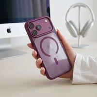 Magsafe калъф за iPhone 18 Pro Max/ 17 Pro Max, Tech-Protect MagMat CC Case, Бордо - 7 Magsafe калъф за iPhone 18 Pro Max/ 17 Pro Max, Tech-Protect MagMat CC Case, Бордо - 7