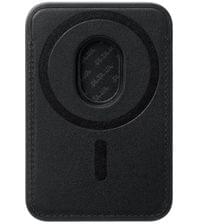 Magsafe Карбонов Калъф за Карти, Pitaka Magnetic Woven Wallet Black/Gray, Черен - 3