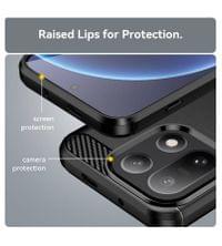 Противоударен Калъф за OnePlus 15, Premium Carbon Case, Черен - 2