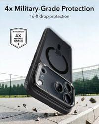 Magsafe Калъф за iPhone 18 Pro Max/ 17 Pro Max, ESR Classic Hybrid Kickstand Frosted Mag Case, Black - 3 Magsafe Калъф за iPhone 18 Pro Max/ 17 Pro Max, ESR Classic Hybrid Kickstand Frosted Mag Case, Black - 3